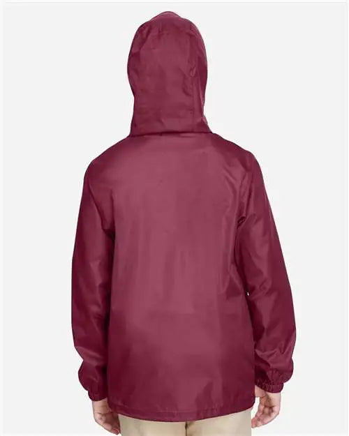 Team 365 Tt73y Youth Zone Protect Lightweight Jacket - Sport Maroon