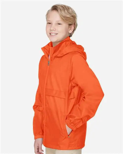 Team 365 Tt73y Youth Zone Protect Lightweight Jacket - Sport Orange