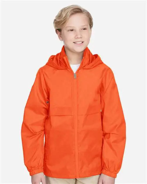 Team 365 Tt73y Youth Zone Protect Lightweight Jacket - Sport Orange