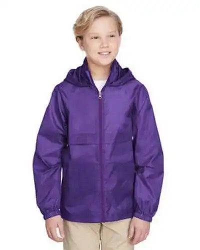 Team 365 Tt73y Youth Zone Protect Lightweight Jacket - Sport Purple