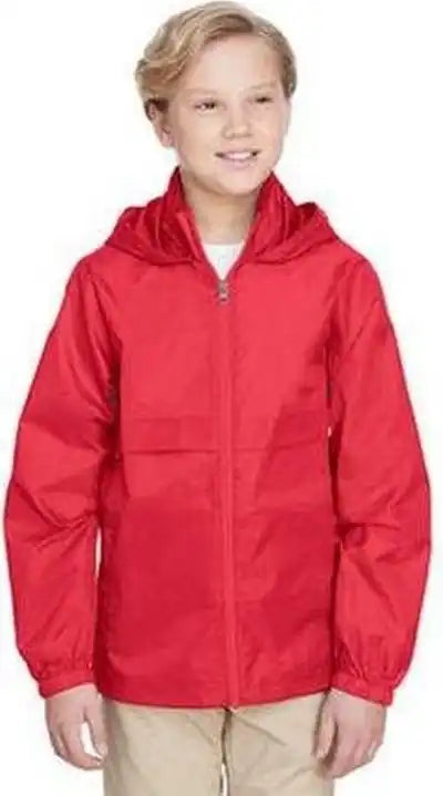 Team 365 Tt73y Youth Zone Protect Lightweight Jacket - Sport Red
