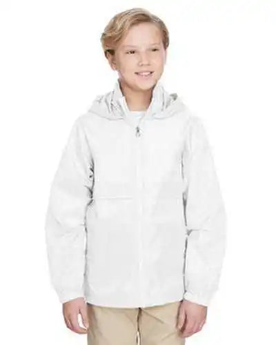 Team 365 Tt73y Youth Zone Protect Lightweight Jacket - White