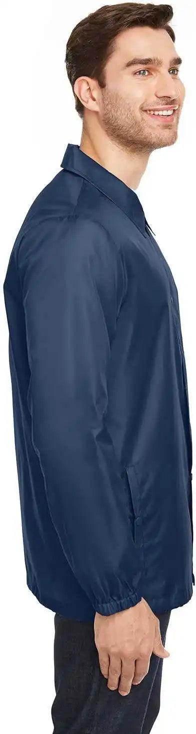 Team 365 Tt75 Adult Zone Protect Coaches Jacket - Sport Dark Navy
