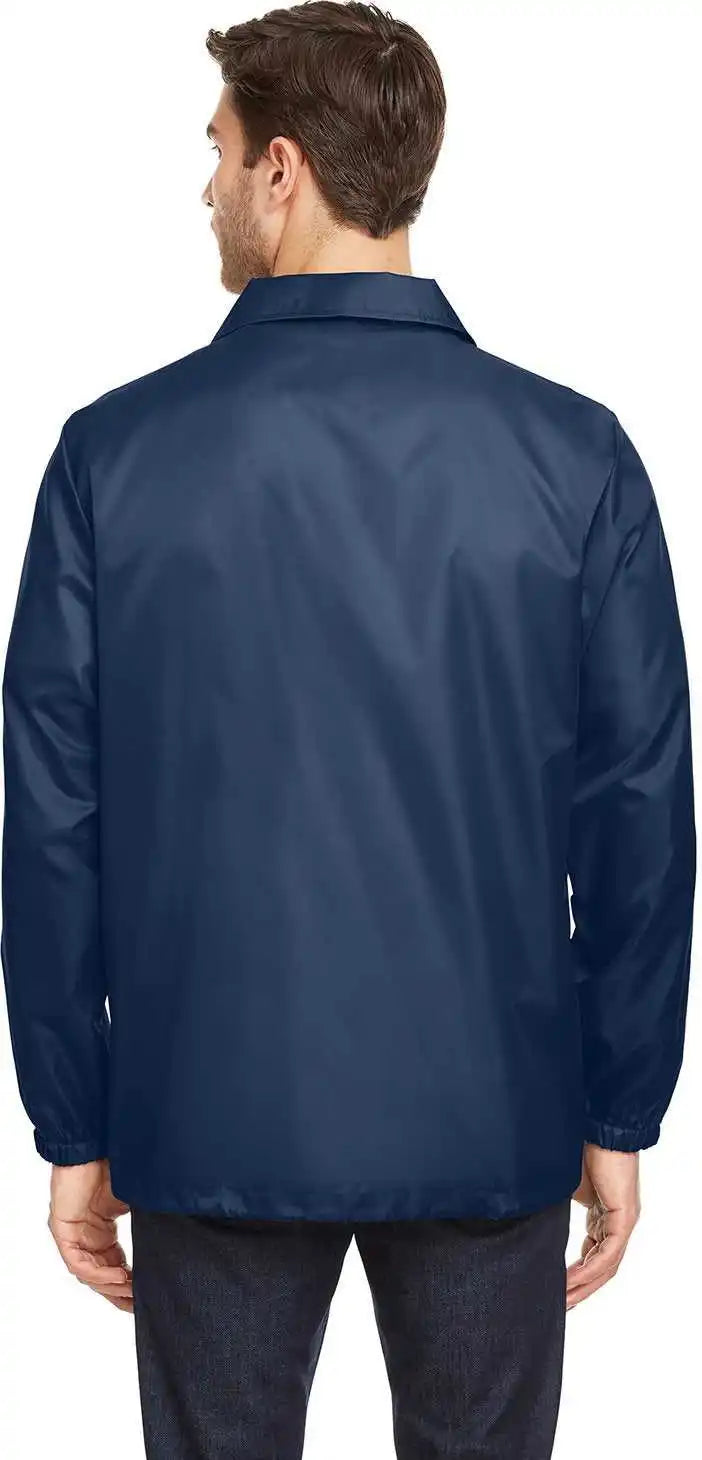 Team 365 Tt75 Adult Zone Protect Coaches Jacket - Sport Dark Navy