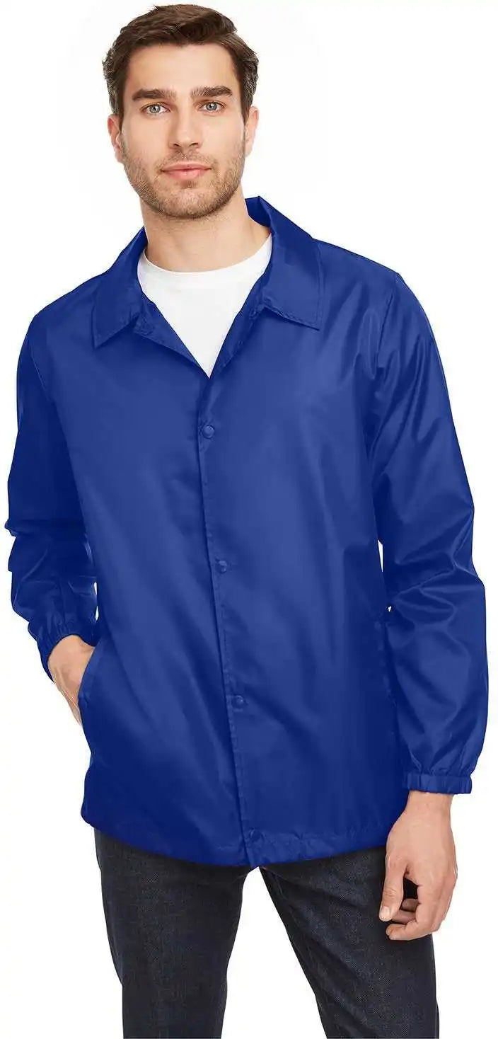 Team 365 Tt75 Adult Zone Protect Coaches Jacket - Sport Royal