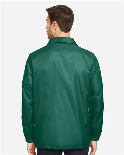 Team 365 Tt75 Unisex Zone Protect Coaches Jacket - Sport Forest