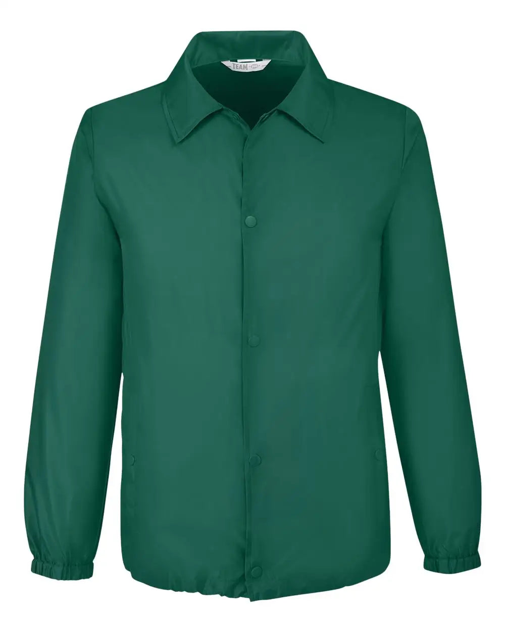 Team 365 Tt75 Unisex Zone Protect Coaches Jacket - Sport Forest - Xs