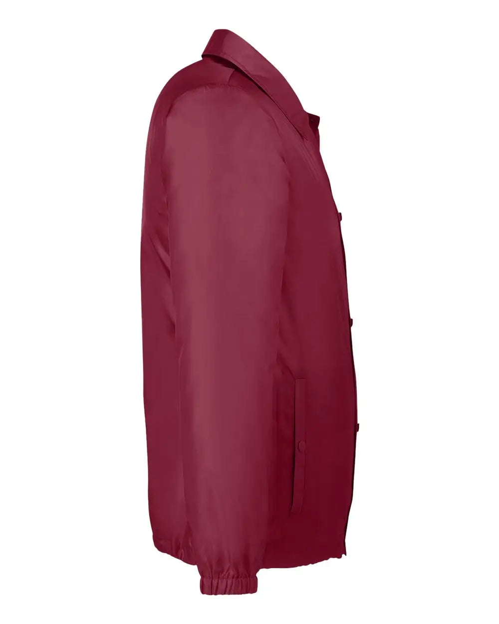 Team 365 Tt75 Unisex Zone Protect Coaches Jacket - Sport Maroon