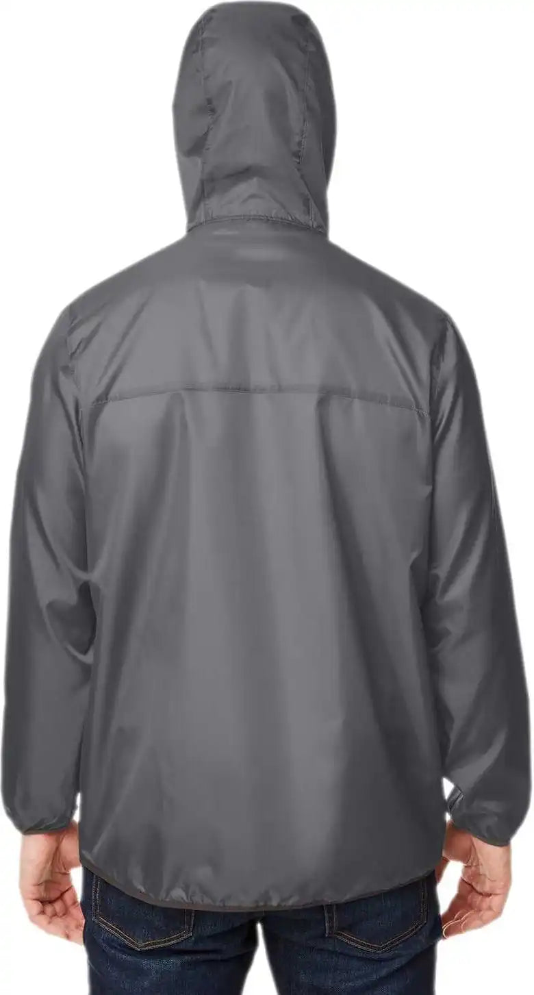 Team 365 Tt77 Adult Zone Protect Packable Anorak Jacket Sport Graphite