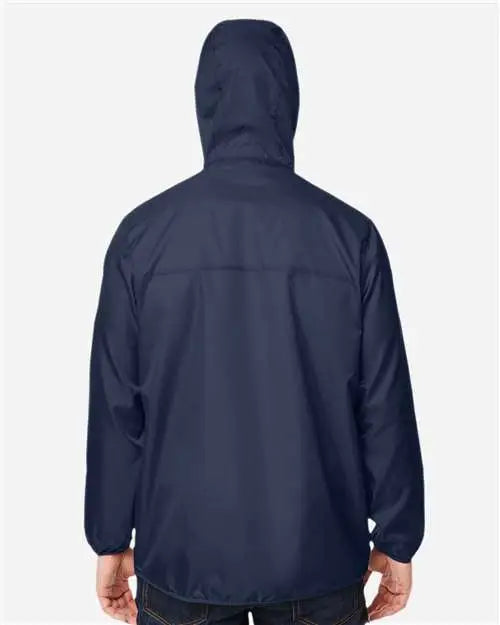 Team 365 Tt77 Unisex Zone Protect Packable Anorak Jacket - Sport Dark Navy