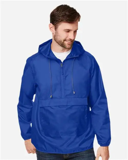 Team 365 Tt77 Unisex Zone Protect Packable Anorak Jacket - Sport Royal