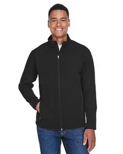 Team 365 Tt80 Men’s Leader Soft Shell Jacket Black