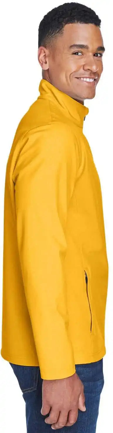 Team 365 Tt80 Men’s Leader Soft Shell Jacket - Sport Athletic Gold