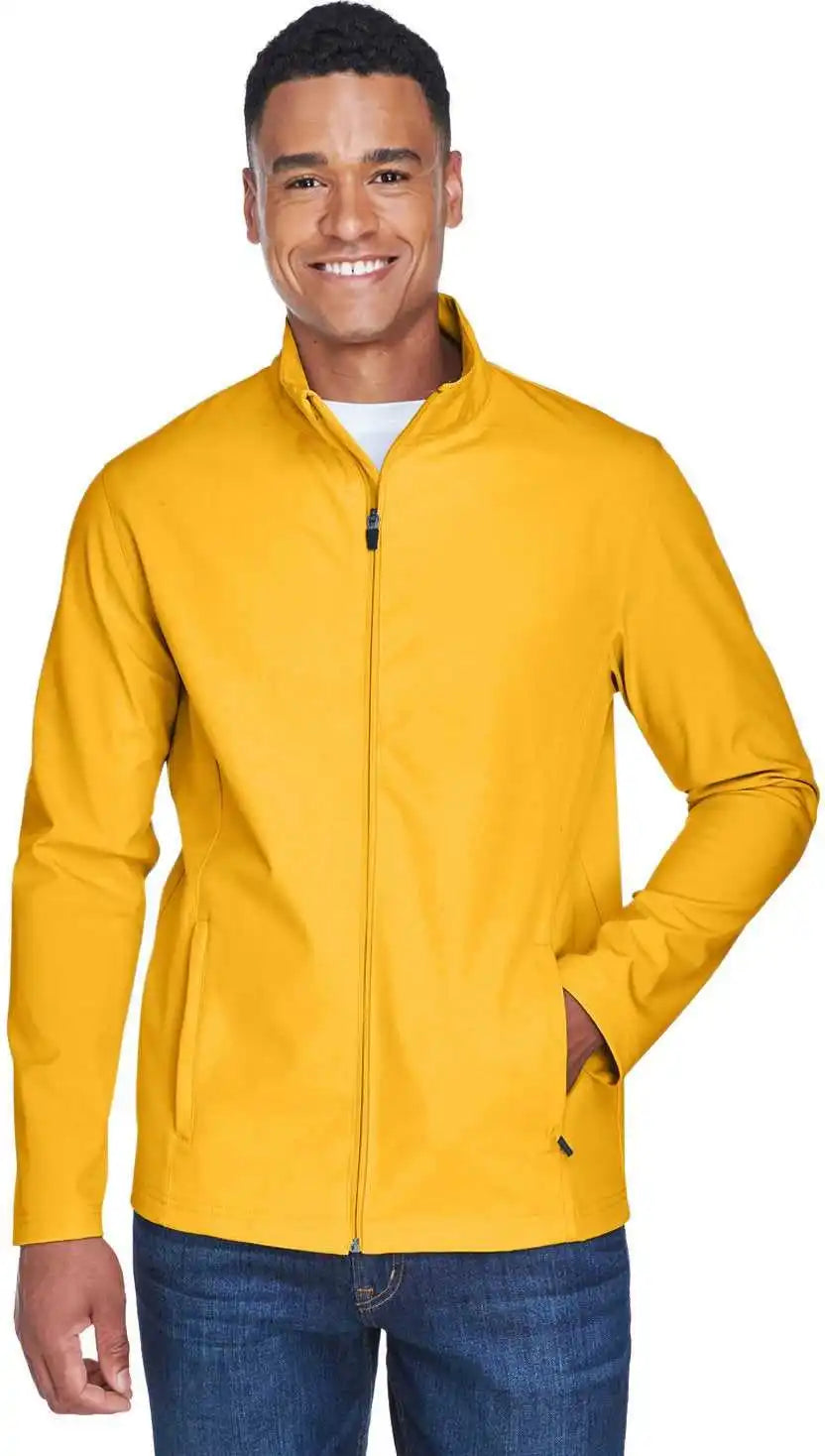 Team 365 Tt80 Men’s Leader Soft Shell Jacket - Sport Athletic Gold