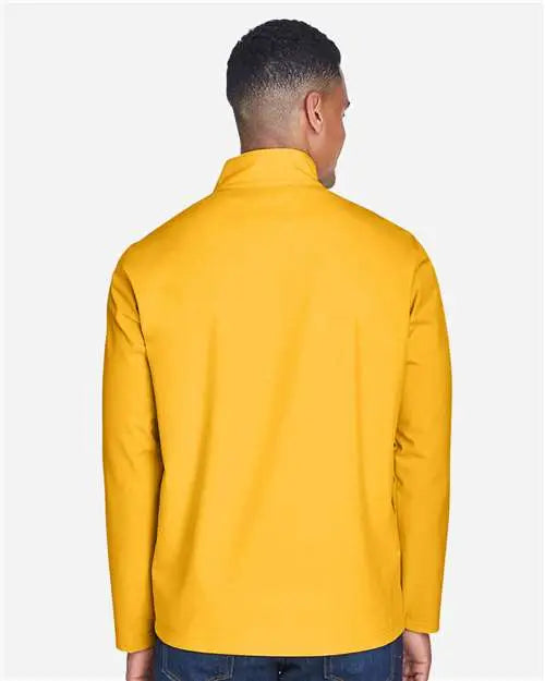 Team 365 Tt80 Men’s Leader Soft Shell Jacket - Sport Athletic Gold