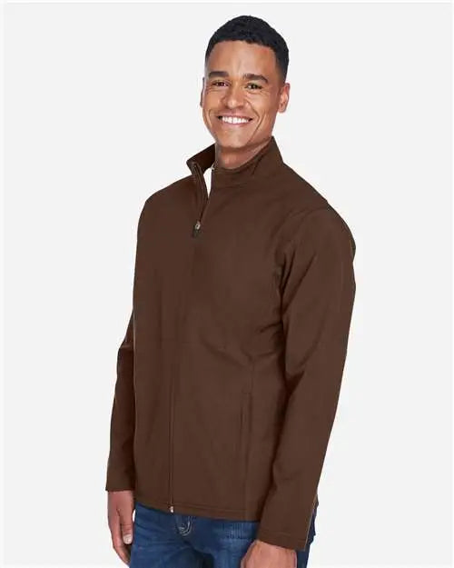 Team 365 Tt80 Men’s Leader Soft Shell Jacket - Sport Dark Brown