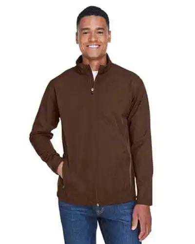 Team 365 Tt80 Men’s Leader Soft Shell Jacket Sport Dark Brown