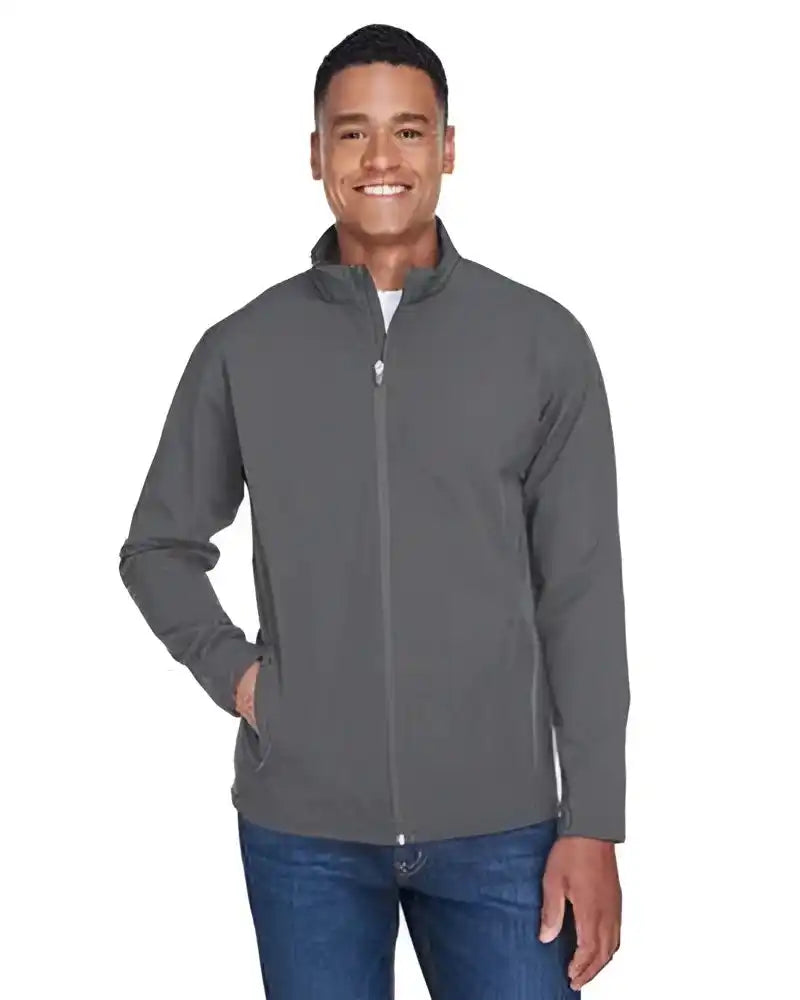 Team 365 Tt80 Men’s Leader Soft Shell Jacket Sport Graphite