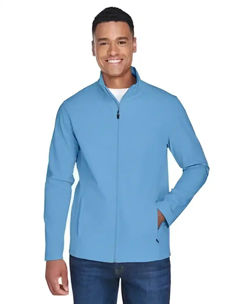 Team 365 Tt80 Men’s Leader Soft Shell Jacket Sport Light Blue