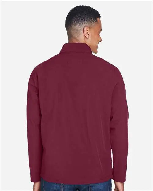 Team 365 Tt80 Men’s Leader Soft Shell Jacket - Sport Maroon
