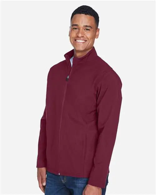 Team 365 Tt80 Men’s Leader Soft Shell Jacket - Sport Maroon