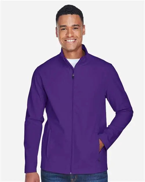 Team 365 Tt80 Men’s Leader Soft Shell Jacket - Sport Purple