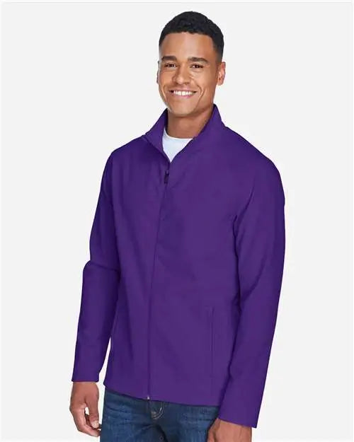 Team 365 Tt80 Men’s Leader Soft Shell Jacket - Sport Purple