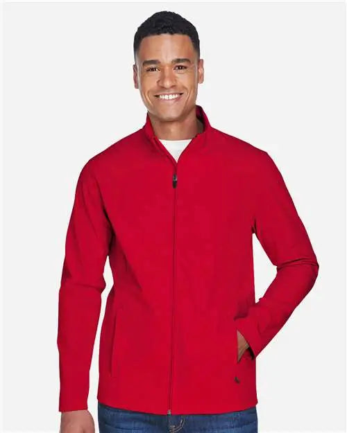 Team 365 Tt80 Men’s Leader Soft Shell Jacket - Sport Red