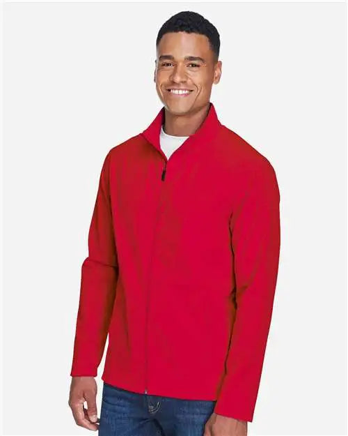 Team 365 Tt80 Men’s Leader Soft Shell Jacket - Sport Red