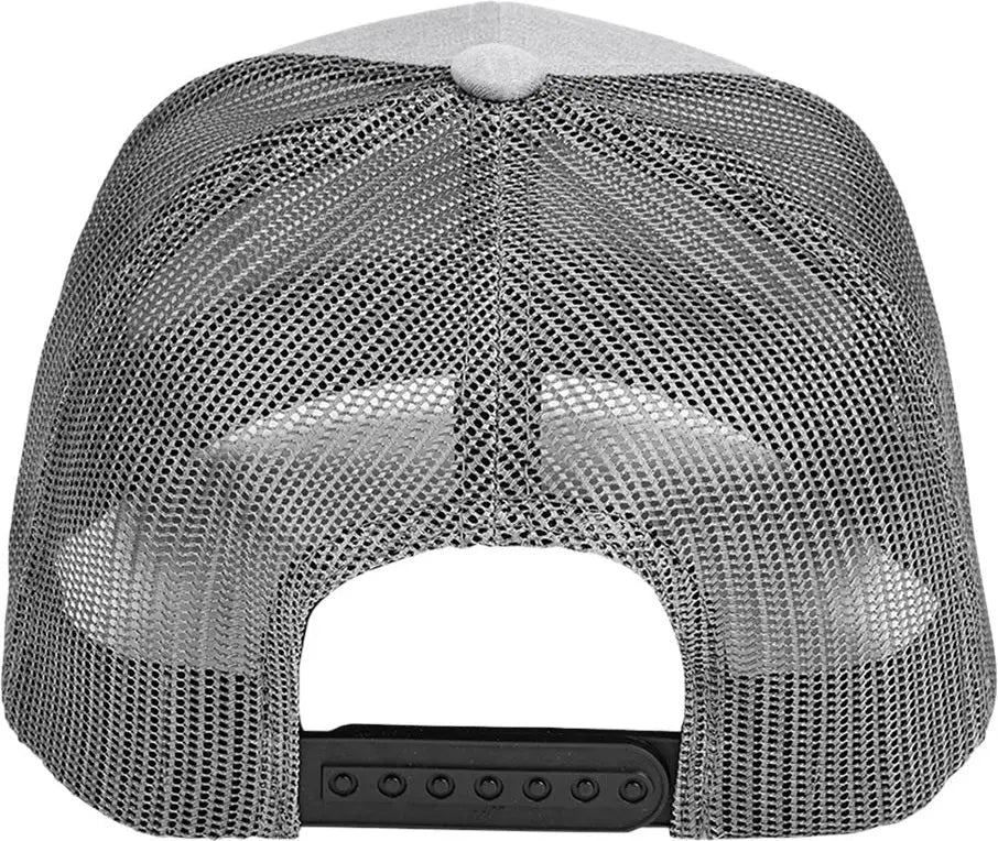 Team 365 Tt802 Zone Sonic Heather Trucker Cap - Athletic Sport Graphite - Heather/ / one Size Fits Most