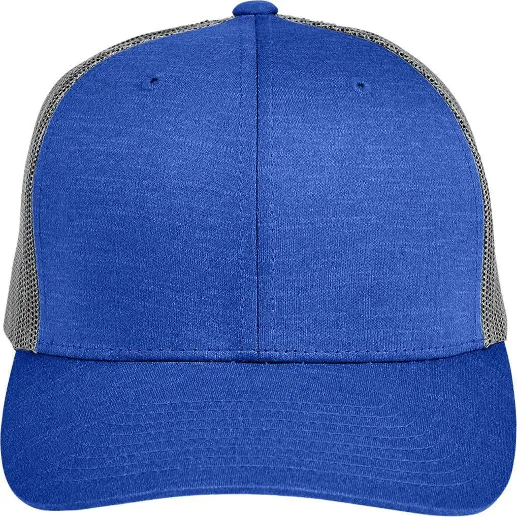 Team 365 Tt802y Youth Zone Sonic Heather Trucker Cap by Yupoong Sp Ryl Ht / Os