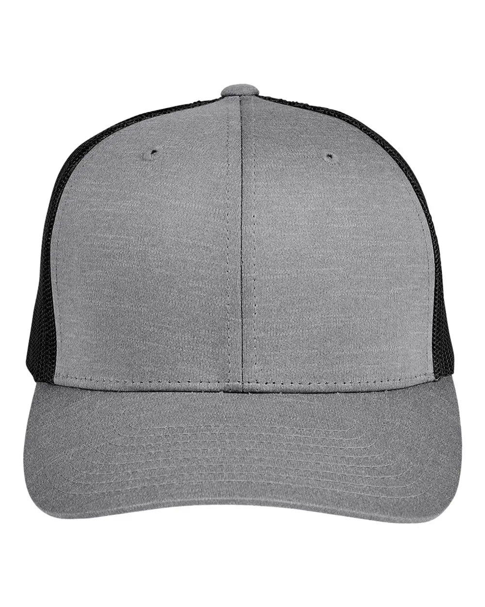 Team 365 Tt802y Youth Zone Sonic Heather Trucker Cap - Dark Grey Black - Dk Grey Hth / one Size Fits Most