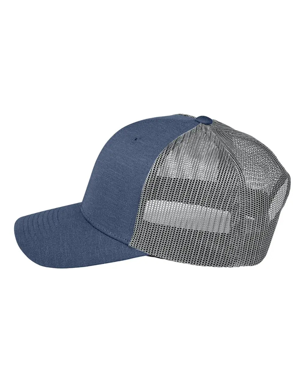 Team 365 Tt802y Youth Zone Sonic Heather Trucker Cap - Sport Dark Navy Graphite - Sp d Nvy Ht / one Size Fits Most