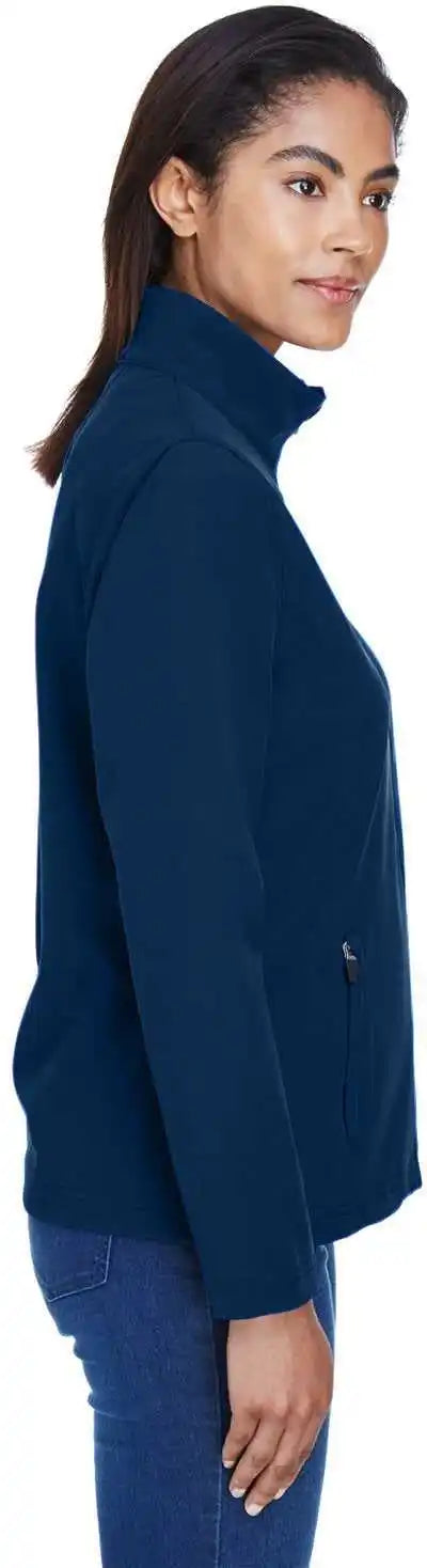 Team 365 Tt80w Ladies’ Leader Soft Shell Jacket - Sport Dark Navy