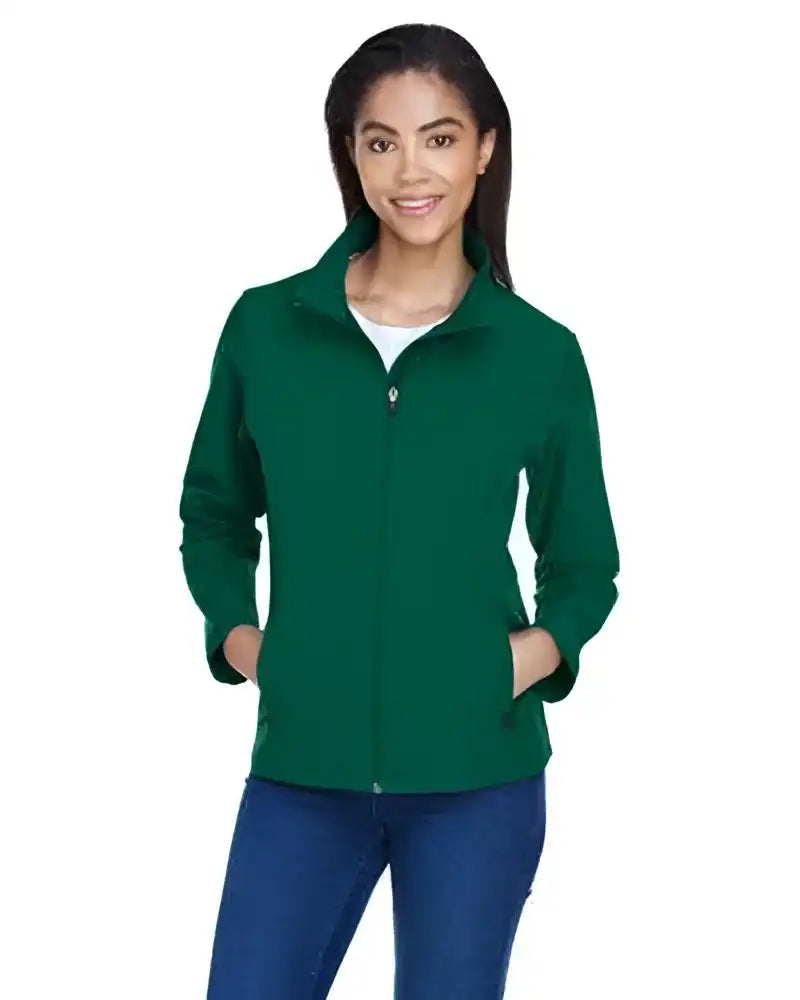 Team 365 Tt80w Ladies’ Leader Soft Shell Jacket Sport Forest