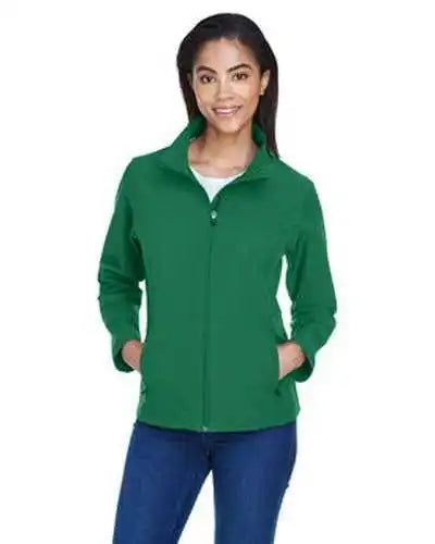 Team 365 Tt80w Ladies’ Leader Soft Shell Jacket - Sport Kelly