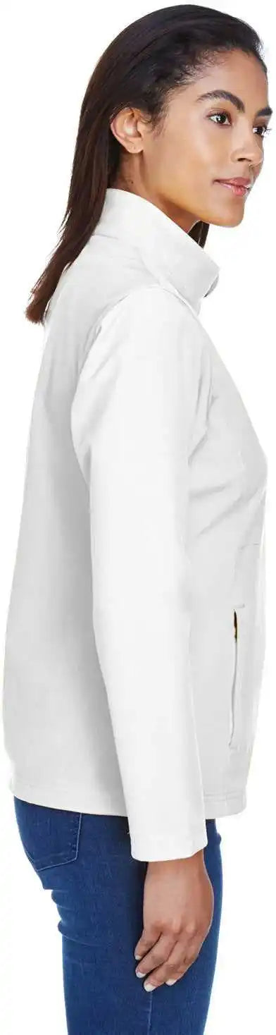 Team 365 Tt80w Ladies’ Leader Soft Shell Jacket White