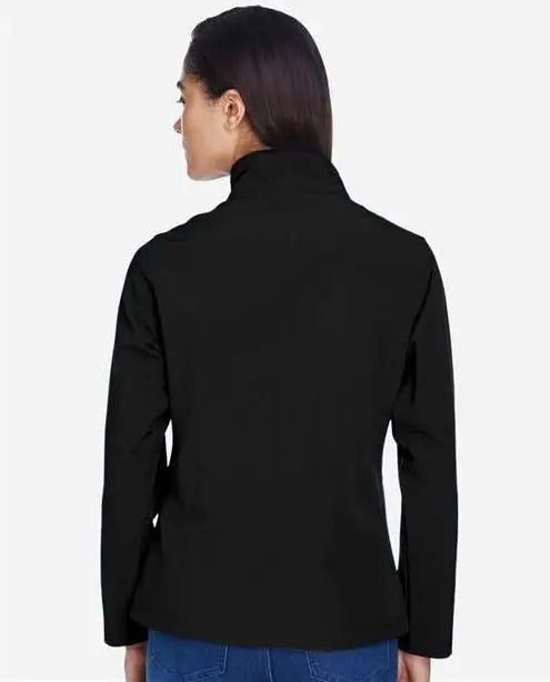 Team 365 Tt80w Women’s Leader Soft Shell Jacket - Black