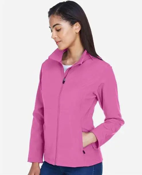 Team 365 Tt80w Women’s Leader Soft Shell Jacket - Sport Charity Pink