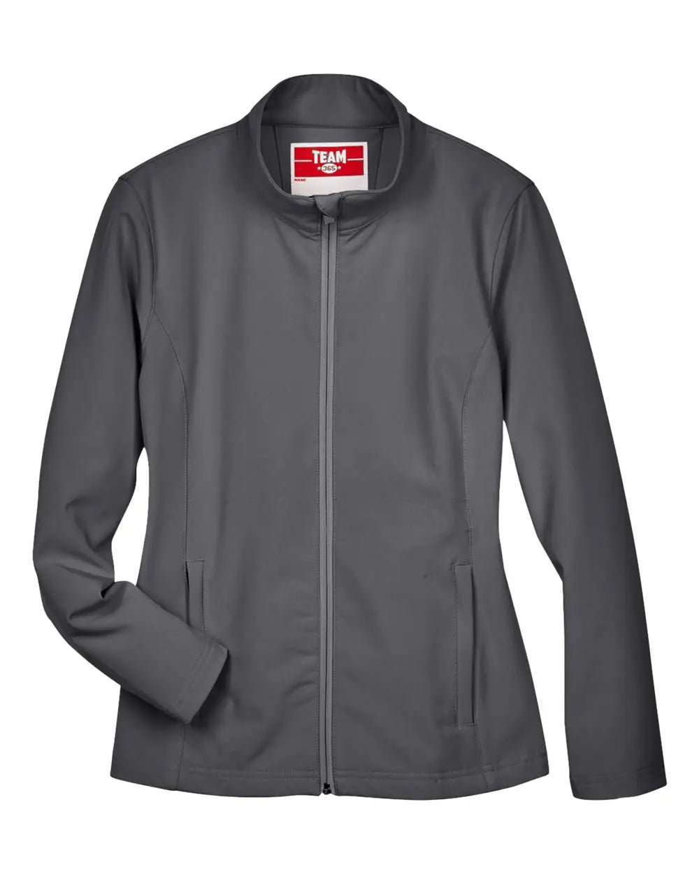 Team 365 Tt80w Women’s Leader Soft Shell Jacket - Sport Graphite - Dark Gray / Xs