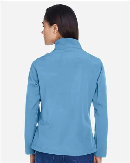 Team 365 Tt80w Women’s Leader Soft Shell Jacket - Sport Light Blue