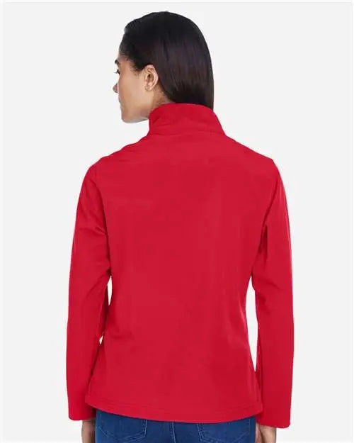 Team 365 Tt80w Women’s Leader Soft Shell Jacket - Sport Red