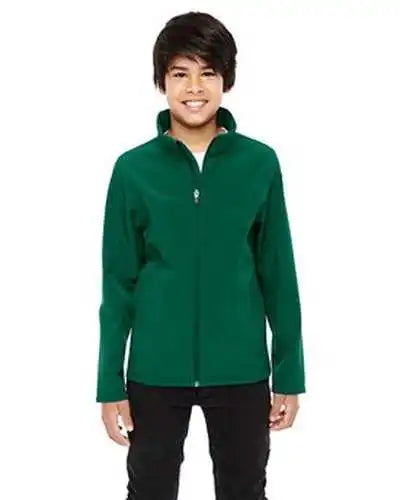 Team 365 Tt80y Youth Leader Soft Shell Jacket - Sport Forest