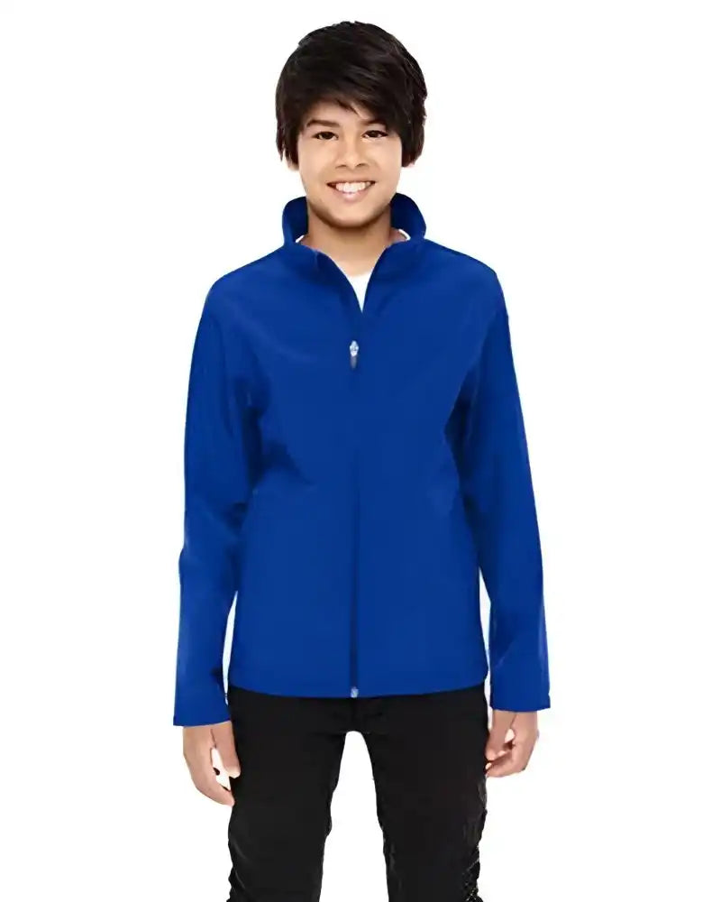 Team 365 Tt80y Youth Leader Soft Shell Jacket Sport Royal