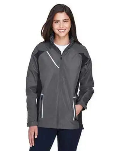 Team 365 Tt86w Ladies’ Dominator Waterproof Jacket - Sport Graphite