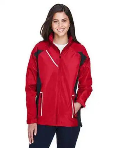 Team 365 Tt86w Ladies’ Dominator Waterproof Jacket - Sport Red