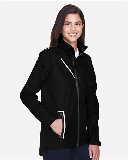 Team 365 Tt86w Women’s Dominator Waterproof Jacket - Black