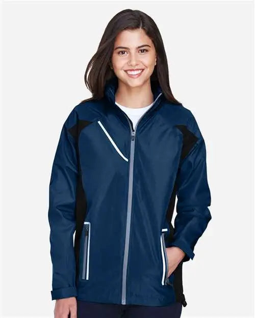 Team 365 Tt86w Women’s Dominator Waterproof Jacket - Sport Dark Navy