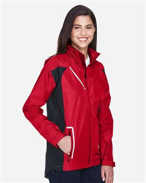 Team 365 Tt86w Women’s Dominator Waterproof Jacket - Sport Red