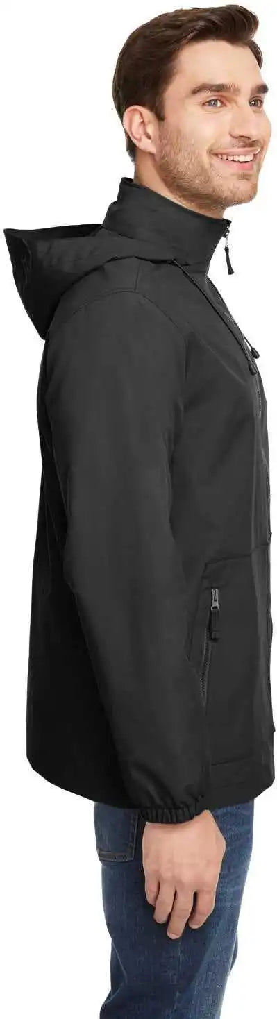 Team 365 Tt87 Unisex Zone Hydrosport Storm Flap Jacket - Black